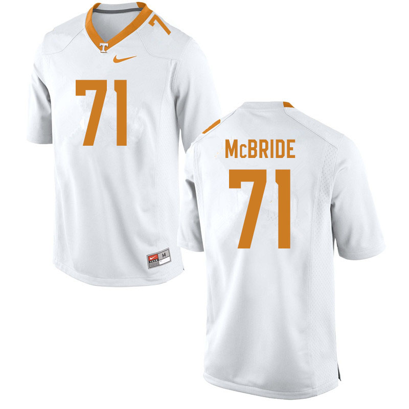 Men #71 Melvin McBride Tennessee Volunteers College Football Jerseys Sale-White